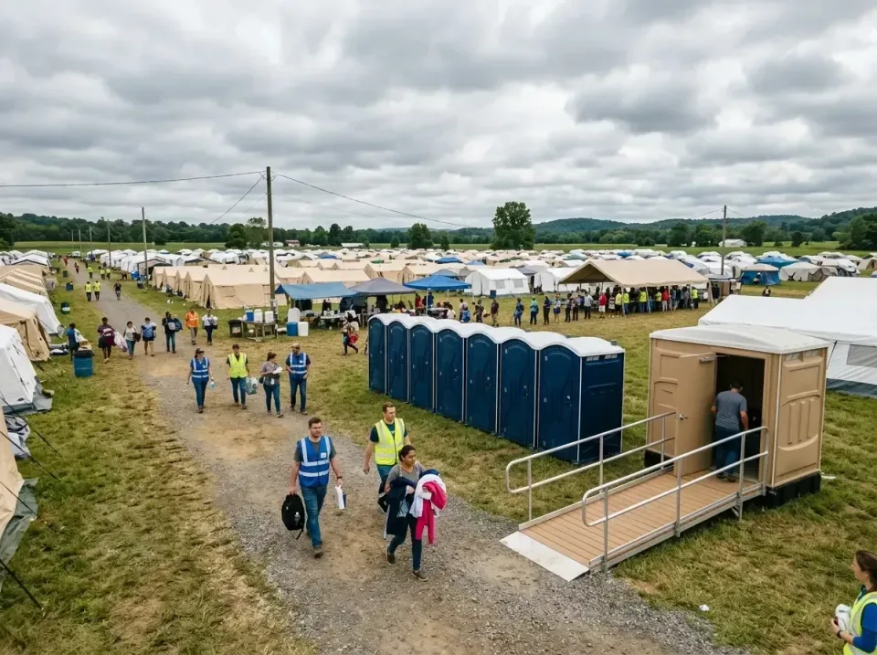 disaster-relief-camp-restrooms-010 — frequently asked questions, Dumpster & Portable Bathrooms Rental in Bloomington, IN